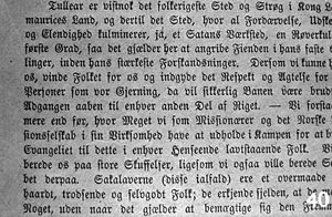 Missionens historie på Madagaskar. Udsnit af Norsk Missionstidende, 1875. Missionær Røstvig skrev hjem til Missionstidende, at Tulear vist var det mest folkerige område i kong Lahy Maurices land. Det var samtidig her, de største problemer for missionen fandtes, og dette, sammen med sygdom, tærede på kræfterne. Lysbilledserie nr. 392, 40