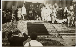 Stand at the coronation of Haile Selassie I, Addis Abeba, Ethiopia, 1930