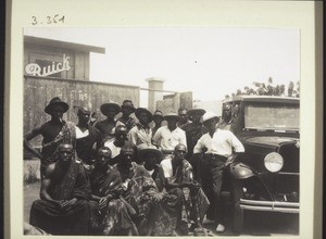 Accra / Motor Department Eingang an der Knutsford Avenue. Driver School, Juli 1932