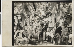 Tribunal in front of a big tree, Ethiopia