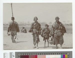 Famine Sufferers, Manchuria, China, ca.1900