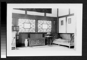 Furniture in room, Sichuan, China, ca.1900-1920