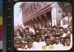 A group of men and boys, Sangamner, Maharashtra, India, s.d