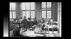 Students in the biology laboratory, Chengdu, Sichuan, China, ca.1946