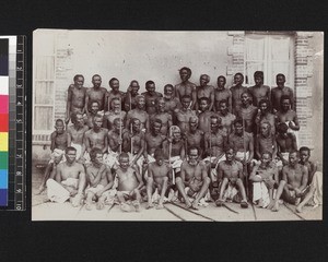 Group of prisoners, Madagascar, ca. 1890