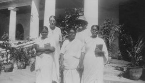 South Arcot, India, Speakers at the women evangelist meeting in Darisanapuram, Cuddalore, Octob