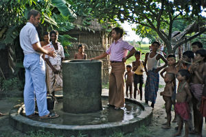 Danish Bangladesh Leprosy Mission/DBLM. Nilphamari, September 1986. Missionary Jens Kristian Eg