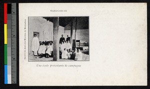 Protestant school class, Madagascar, ca.1920-1940