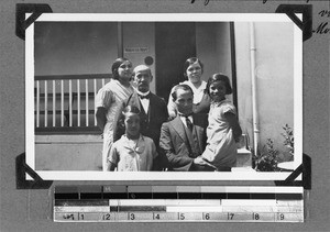 Daniel Joorst and his family, Moravian Hope, South Africa, 1934