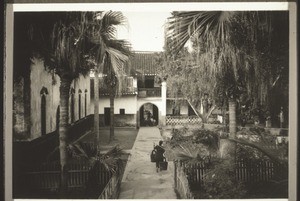 Courtyard of the mission station