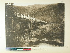 Bridge across the Mahela River, Madagascar, 1901