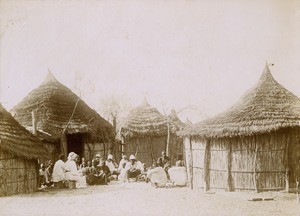 Outside meeting, in Senegal