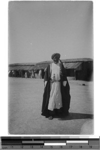 An Arab in a festive costume, East Africa