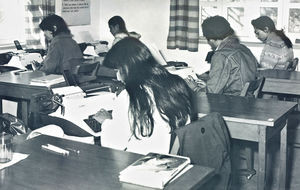 The UMN Business School in Kathmandu, Nepal, 1981-92. Photo from 1987