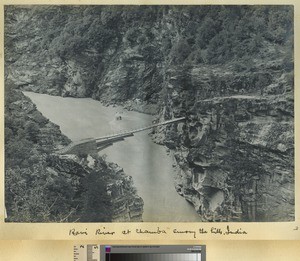 Bridge over the Ravi, Chamba, India, ca.1900