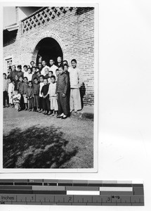 Group of boys at Luoding, China, 1937