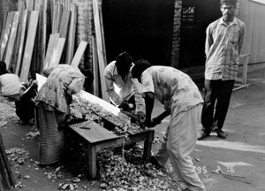 Danish Santal Mission, Bangladesh, February 1995. From the vocational training program of BLM-D