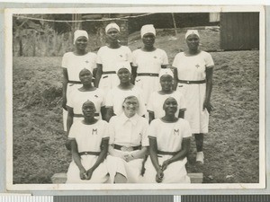 Nursing staff, Chogoria, Kenya, 1940