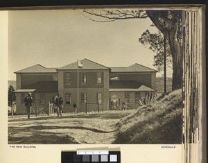 Newly constructed school building, Lovedale, South Africa, ca.1938