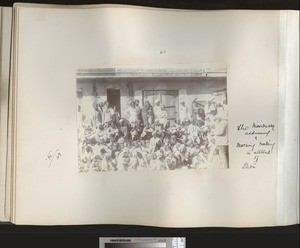 Morning Meeting, Thoi, India, ca.1900