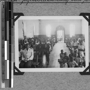 Youth assembly, Baziya, South Africa East, 1934