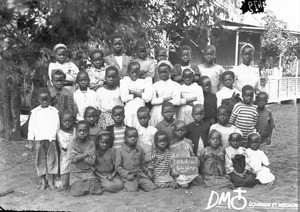 Schoolchildren, Maputo, Mozambique, 1903