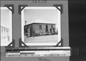 Group portrait in front of house, Korsten P.E., South Africa