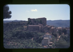 village houses on a hilltop