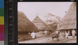 Fetish shrine, mosque and church, Sierra Leone ca. 1927-28