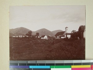 Lutheran Church and surrounding houses, Betafo, Madagascar, 1901