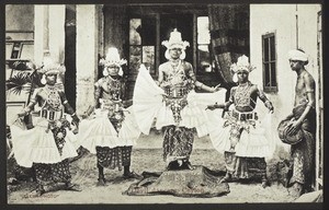 "Devil Dancers, Ceylon."