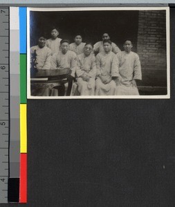 Chinese medical students, Shanghai, China, 1930