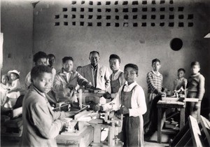 Workshop in the school of Fenoarivo, in Madagascar