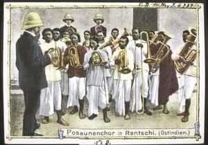 Brass band in Rantschi, East India