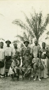 Catechists with their family in Gabon