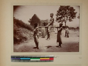 Malagasy boys playing, Antananarivo, Madagascar, ca.1900