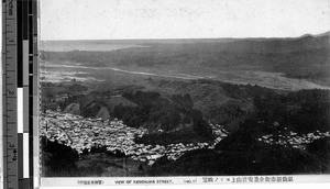 View of Kesenuma Street, Sendai, Japan, ca. 1920-1940