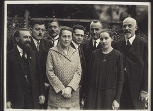 Kurtz; Frau Bonsack; Hartenstein; Kling; Herr und Frau Ruff; Brüder Bonsack 1928