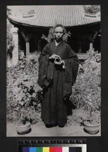 Portrait of Taoist monk, China, ca. 1945