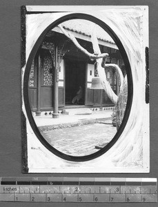 Doorway to church, Chengdu, Sichuan, China, ca.1939