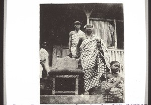 Ex-King Prempeh of Asante in exile