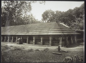 D. 1449. Chaulikera Ganesa Temple, detail of front porch. Barkur S. Kanara