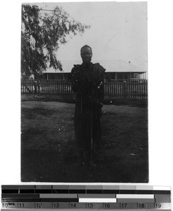 A witch doctor, Usoke, Unyamwezi, Tanzania