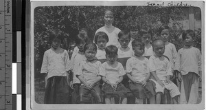 School children, Yeung Kong, China, ca. 1930