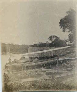 Boat, in Gabon