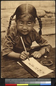 Learning to write, China, ca.1920-1940