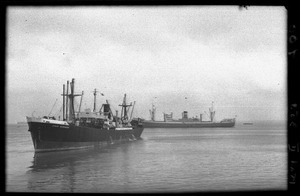 Ships in Beira harbour, Mozambique, ca. 1940-1950