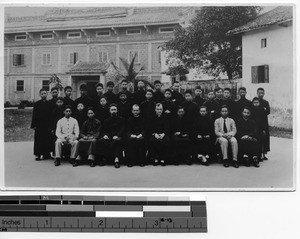 A group of Maryknoll Priests and Seminarians in Meixien, China, 1934