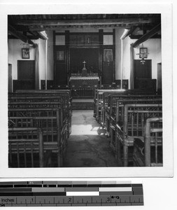 The Holy Family Cathedral at Meixien, China, 1936