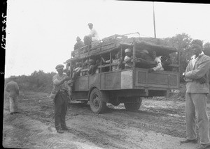 Bus in Maputo, Mozambique, 1933